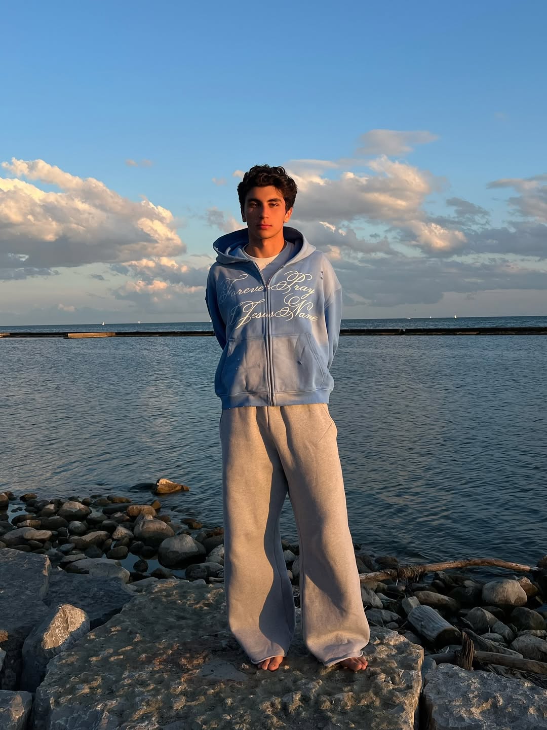 Scripture Zip - Azure Blue